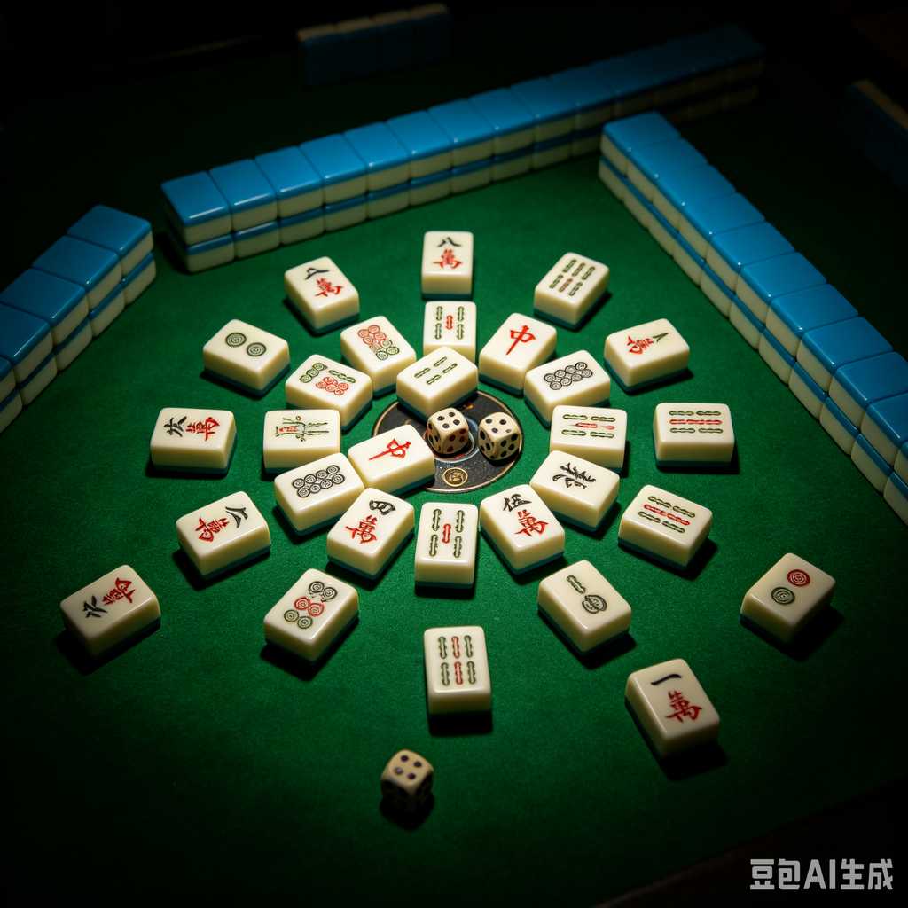 simple text mahjong tiles